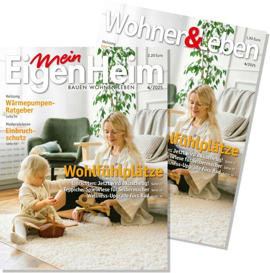 Aktuelles Titelblatt von Mein EigenHeim und Wohnen&Leben 4/2025