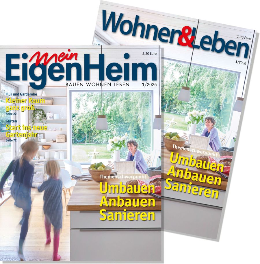 Aktuelles Titelblatt von Mein EigenHeim und Wohnen&Leben 1/2026